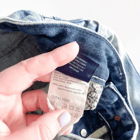 Scotch & Soda Dean Men's Denim Jeans Acid Wash Distressed Straight Leg 32x34 - Picture 6 of 10